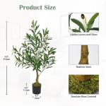 90 cm, olijfboom, kunstplant, grote , , nep plastic planten in pot, kunstboom, als echt voor woondecoratie, kamerdecoratie, slaapkamerdecoratie