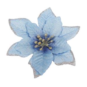 10/20/40pcs Weihnachtsbaum Dekorationen Künstliche Blumen Glitzer Faux Hochzeit Blumen Ornamente Für Weihnachtsbaum Neues Jahr Home Outdoor Dekoration