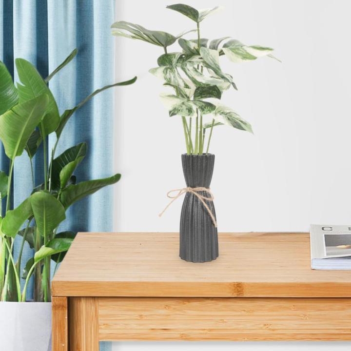 Zarte Kunstpflanze Dekoratives Künstliches Monstera Grünes Dekor Desktop-künstliche Pflanze Büro Künstliche Pflanze Künstliche Monstera-Pflanze Lebendige Gefälschte Pflanze 
