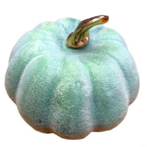 Künstlicher Jute-Kürbis für Thanksgiving-Dekoration, verschönern Sie mühelos die Herbstästhetik Ihres Hauses (grün)