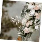 16 Stück Kristallperlen Blumen Acryl Blumenpflanze Hochzeit Party DIY Basteln Blumenzweig Hochzeit DIY Acrylperlen Blumenzweig Blütenknospe Acrylpflanze Künstliche