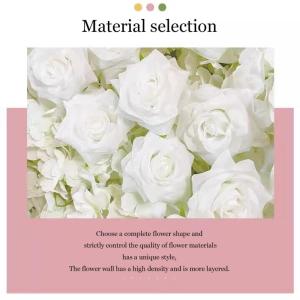 2 M * 2 M / 6,5 * 6,5 FTKünstlicher Blumenhintergrund Wandstoff Hintergrund Blumenwand, Blumenarrangement Blumenwandpaneel-Set, Seidenhortensien-Blumenpaneel Für Fotohintergrund(