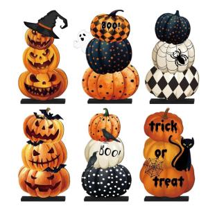 Halloween-Dekorationen Kleine se,Miniatur-Halloween- Künstliche Statue aus Holz | Ornamente für den Innenbereich, künstliche se für Halloween, Thanksgiving, Dekoration
