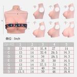 Borstprothesen Silicone Filled B Cup Realistische snit Realistische Kunstborsten Gevuld met siliconen voor Crossdressers en Mastectomie Borst Enhancer 1 Aziatisch Geel