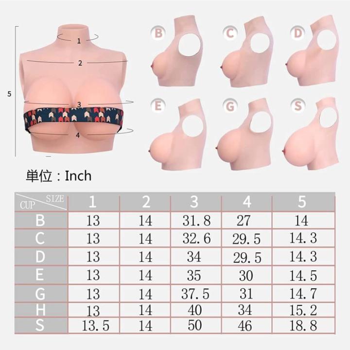 Borstprothesen Silicone Filled B Cup Realistische snit Realistische Kunstborsten Gevuld met siliconen voor Crossdressers en Mastectomie Borst Enhancer 1 Aziatisch Geel