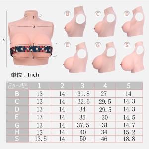 Borstprothese Siliconen Gevuld I Cup realistische snit siliconen borstplaat gevuld met siliconen voor mannen tot vrouwelijke drag queen cosplay 1 tan