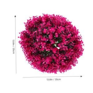 4 Stück Eukalyptus-Grasball Laubkugeln Pflanzenkugeln aus Kunstrasen Garden Decoration Künstlicher Pflanzenball dekokugeln für draußen künstliche Pflanzen Heimdekoration Grask