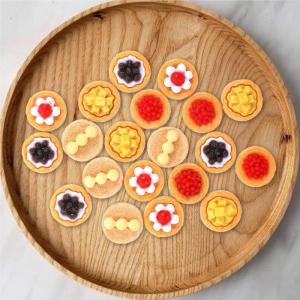 Fake Kuchen künstliche Kuchen Künstliche Eierkuchenmodelle, Gefälschtes Dessertmodell, Künstliche Lebensmittel Für Fotografie-Requisiten Realistisches Essen(D)