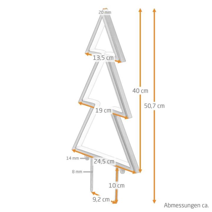 Led-boom 153 leds, 40 cm hoog, met grondstekker, dennenboom outdoor XS