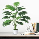 Kunstpalmbladeren, plant in pot, kunstmatige tropische monstera, groene bladeren, Hawaiiaanse Monstera-plant, 18 takken, 71 cm, splitphilo-plant, grote groene plant
