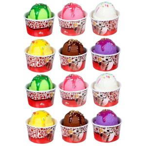 12 Stück Eiscreme Modell Gefälschte Eiscreme Gefälligkeiten Eiscreme Kugeln Requisite Simulation Eiscreme Kugeln Eiscreme Kugeln Schaufenster Requisite Gefälschte Eiscreme