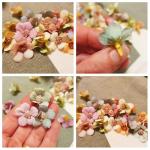 , 100 stuks, madeliefjes, mini-, kleurrijke mini-zijden bloemen, , decoratie voor tuin, bruiloft, feest, huis, doe-het-zelf knutselen, scrapbooking