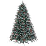 Künstlicher Weihnachtsbaum, 4 Fuß/5 Fuß/6 Fuß/7 Fuß/8 Fuß/9 Fuß/10 Fuß, realistischer Weihnachtsbaum, künstlicher Weihnachtsbaum mit stabilem Ständer, für die Partydekor