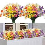Künstliche Blumen Gänseblümchen UV-beständig Farbecht Kunststoff Pflanze für Home Decor