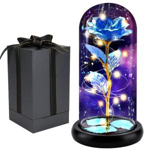 Die Schöne und das Biest Ewige Rose,Galaxy Rose Geschenk für Freundin