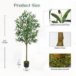 150 cm, olijfboom, kunstplant, grote , , nep plastic planten in pot, kunstboom, als echt voor woondecoratie, kamerdecoratie, slaapkamerdecoratie