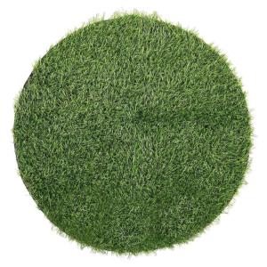 Kanaaldekseldecoratie, gazoncirkeltapijt, kunstgras-tafelkleed, groen kunstgras, ronde tafelmat, tapijt, gazonmat, placemats voor banket, terrasdecoratie, 60 cm