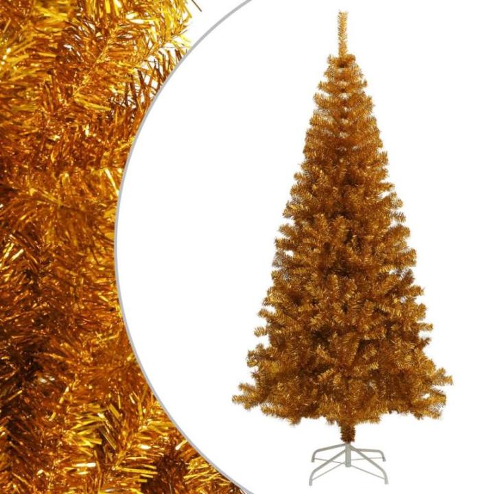 Christbaum künstlich,USB Weihnachtsbaum,Tannenbaum,Künstlicher Weihnachtsbaum mit Ständer Golden 180 cm PETchristmas Tree,Weihnachtsbaum mit Beleuchtung,