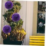 4 Stück Eukalyptus-grasball Künstliche Grünpflanzen-dekorationskugeln Decke Grasball Lavendel Formschnitt Ball Simulation Formschnittbälle Künstliche Zimmerpflanzen Plastik Vi