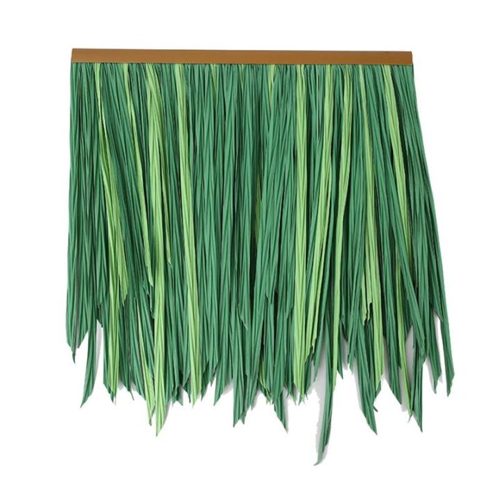 Palmgras-rolle Künstliche 50cmx50cm Gefälschtes Stroh Ziegelstroh Palmgrasrolle Simuliertes Künstliches Strohgras Gras Kunststoff Künstlicher PVC-pavillon Strohdach Dekoration 