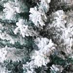 Künstlicher Weihnachtsbaum mit Schneebeflockung, Weihnachts-Weihnachtsbaum, Weihnachtskiefer mit Metallständer, voller Weihnachtsbaum für Zuhause, Party, Innen- und Außendekora