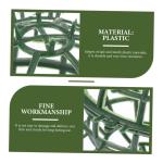 10 stuks Plastic Bloemen Bal Stand Wanden Kamerplant Plank Groen Kogel Frame Tuin Trellis Kunstmatige Vorm Snijbal Vormgeving Houten Bruiloft Plastic Dispenser Cirkel