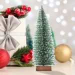 Deko Weihnachten Mini Weihnachtsbaum Zeder Desktop Kleiner Weihnachtsbaum Desktop Fenster Tisch Weihnachtsschmuck (A, One Size)