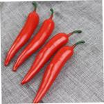 5 Sätze Simulationsmodell Paprika Falscher Chili Schäumt Chili Auf Food-Modell-Requisite Realistische Paprika Gefälschte Chilischoten Gemüse Falsches Chili Poly-Drache 5 Stück
