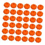 300 stuks pompoen decoratie Halloween decoratie-accessoires Halloween pompoen decoratie desktop pompoen decoratie kleine realistische pompoen kunsthandwerk kleine pompoen PU-lijm