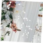 20 Stück Kristallperlen Blumen Hochzeitsdekoration Hochzeitsfeier Heimdekoration Hochzeit Blumenhandwerk DIY Zubehör Acryl Blumendekoration Künstliche Blumenzweige