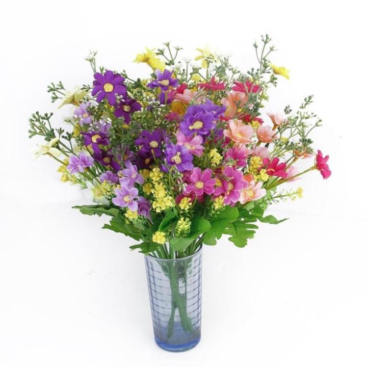 Zijdebloem boeket cineraria voor bruiloft party feest huis kantoor bar decor