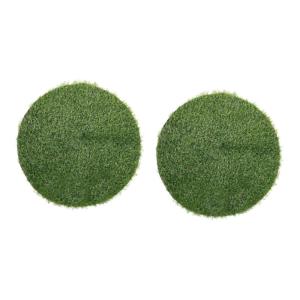 2 Stück Schachtdeckel Dekoration Rasen Tischsets Teppiche Für Runden Teppich Kreis Teppich Dekorieren Von Esszimmertisch Dekoration Teppiche Kunstrasen Runder Teppich