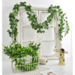 Kunstklimopslinger 2 meter, 12 stuks, , balkonplanten, decoratie, hangslinger, voor bruiloft, kantoor, keuken, tuin, feest, wanddecoratie