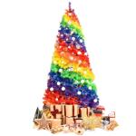 Weihnachtsbaum künstlicher Baum, Künstlicher Regenbogen-Weihnachtsbaum