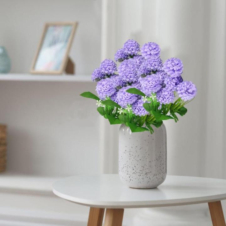 Kunstbloemen, 36 stuks, grote hortensia, boeket voor bruiloft, bruid, kantoor, thuis, feest, kantoor, arrangement, decoratie, 0503