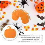 160 Stk Halloween-Kürbis künstlicher Kürbis Zierschaum handgemachter Schaum Kürbisse zum Basteln DIY Dekor Ornament Festverzierung Kürbisbrett Handbuch schmücken Aufkleber Ki