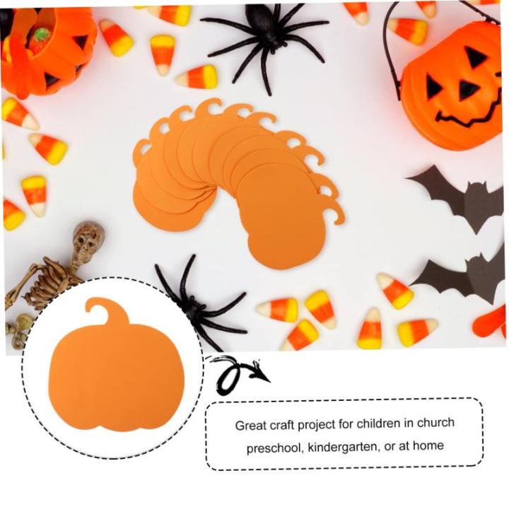 160 Stk Halloween-Kürbis künstlicher Kürbis Zierschaum handgemachter Schaum Kürbisse zum Basteln DIY Dekor Ornament Festverzierung Kürbisbrett Handbuch schmücken Aufkleber Ki