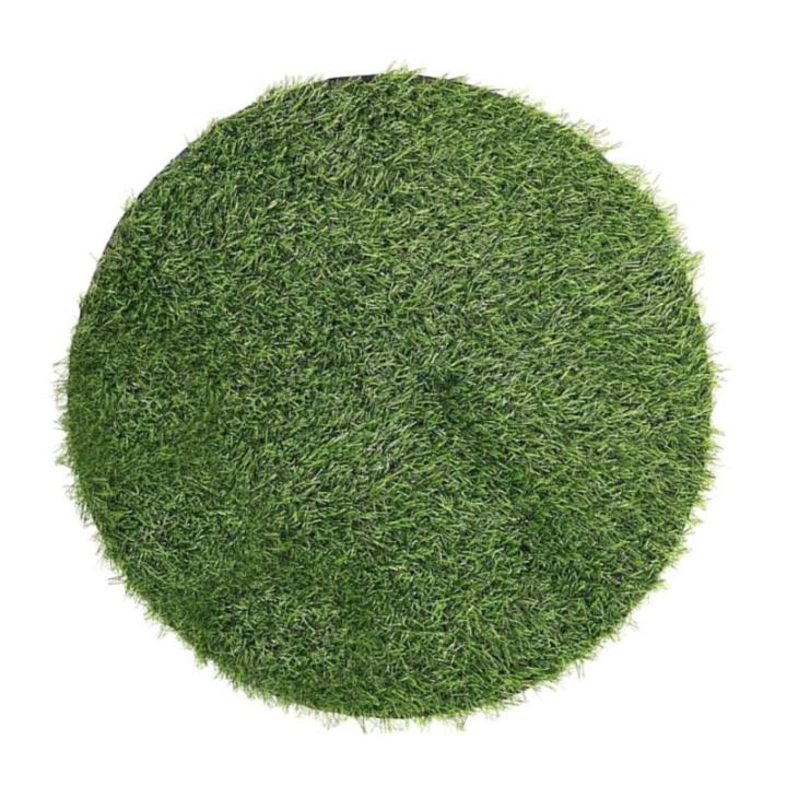 Schachtdeksel decoratie gazon eettafel decoratie tafelloper van gras tapijt bureauonderlegger placemat placemat ronde schachtafdekking groene planten