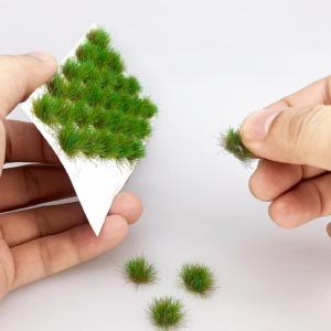 32 Stück Simulation Gras Modell Grasbüschel Miniatur Statisches Gras Modell Miniatur Strauch Büsche für Landschaftsschiene Weg 32 Stück Miniatur Grasbüschel