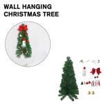 Weihnachtsbaum, Weihnachtsbaum-Wanddekoration, 70 x 34 cm, Mini Kleiner künstlicher weihnachtsbäume Geschmückt künstlich Tisch Tannenbaum Geschmückter Christmas Tree Christbau