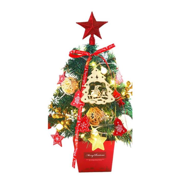 Kerstboom met verlichting 50 cm lichtketting kerstboom mini kerstboom kunstmatige kerstboom kerstdecoratie tafel kerstboom kerstcadeaus