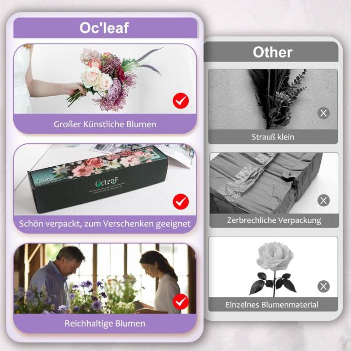 als echt - boeket van voor bruiloftsfeest, tafeldecoratie, bloemstuk thuis, , groot boeket voor jezelf, familie, vrienden, moeder