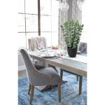 Kunstplant eucalyptus kunstplant lijkt op echte kamerplanten, decoratieve planten in zwarte pot, hoogte 40 cm