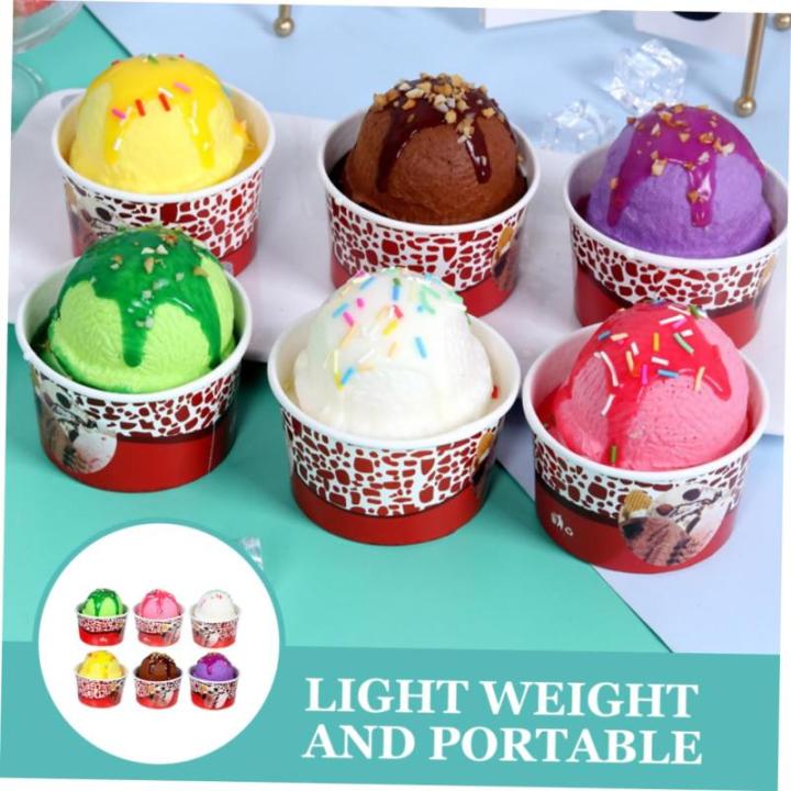 30 Stück Eiscreme Modell Eiscreme Kugeln Gefälschte Dekorative Eiscreme Kugeln Requisite Simulation Eiscreme Kugeln Künstliche Eiscreme Kugeln Gefälschte Eiscreme Kugeln
