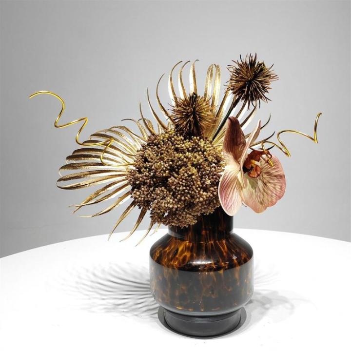 Kunstblumen Vintage handgefertigter künstlicher Blumenstrauß – hochsimulierte Kunstpflanzen für Eingangsbereich, Wohnzimmer, Esstisch für jeden Anlass