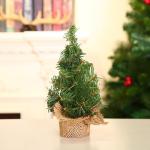 Miniatuur kerstboom mini ornamenten tafelblad kleine kunstmatige kerstboom duurzame kunstmatige kerstboom perfect voor binnen en buiten vakantie decoratie, 20 cm en 30 cm, groen