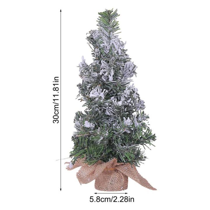 Weihnachtsbaum klein, Weihnachtsdorfbäume, Gefälschter Weihnachtsbaumschmuck, Niedliche Miniatur-Schneebaum-Weihnachtsdekoration, Heimdekoration, Tischdekoration für Wohnzimmer,