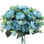 4 Boeketten Kunstmatige Peony Zijde Bloemen