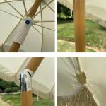 Quastenparasole, künstliche Parasole, Prop -Regenschirme, Gartenschirme ohne Basis (Size : 2m)