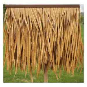Simulation Strohdach Kunststoff Stroh Langlebiges Bauernhaus Traufe Stroh PE Künstliche Strohdekoration Künstliche Gefälschte Strohdach Bauernhaus Palm Thatch Rollen (Größe: 1